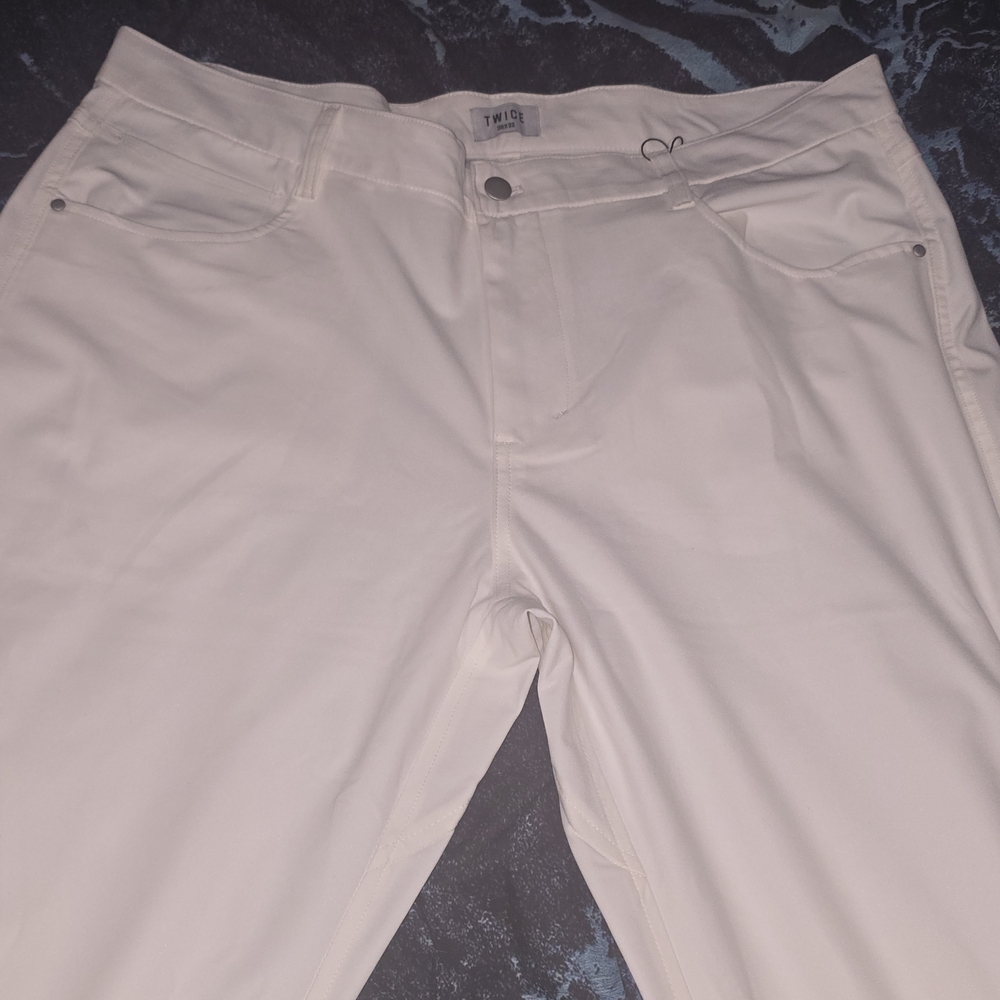 White Pants 36W/32L (Brand: Twice) (Never Worn)